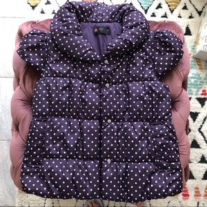 Polkadot Puffer Vest